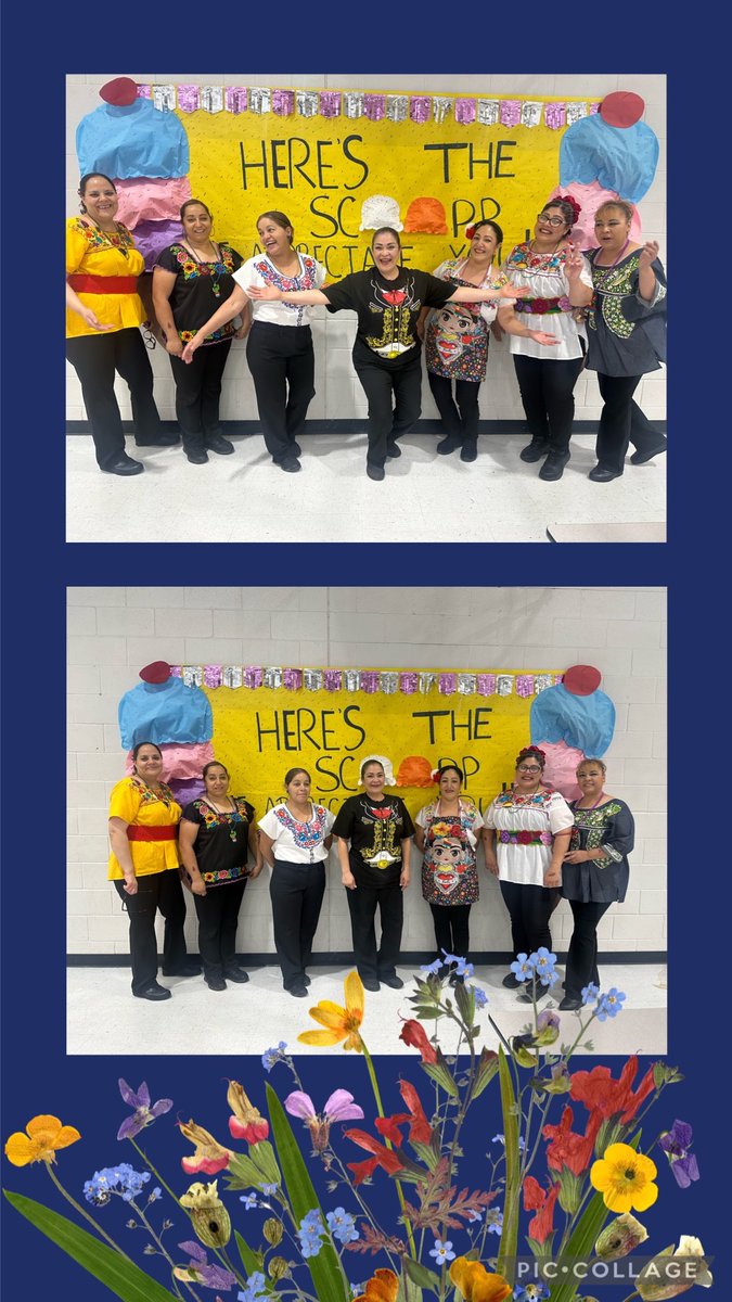 Thank to our Super Heroes in the cafeteria. We appreciate Ms. Miranda and the lovely ladies that keep our tummies happy everyday. #MissionPossible @HAntwine_MS @iGalindo_AMS