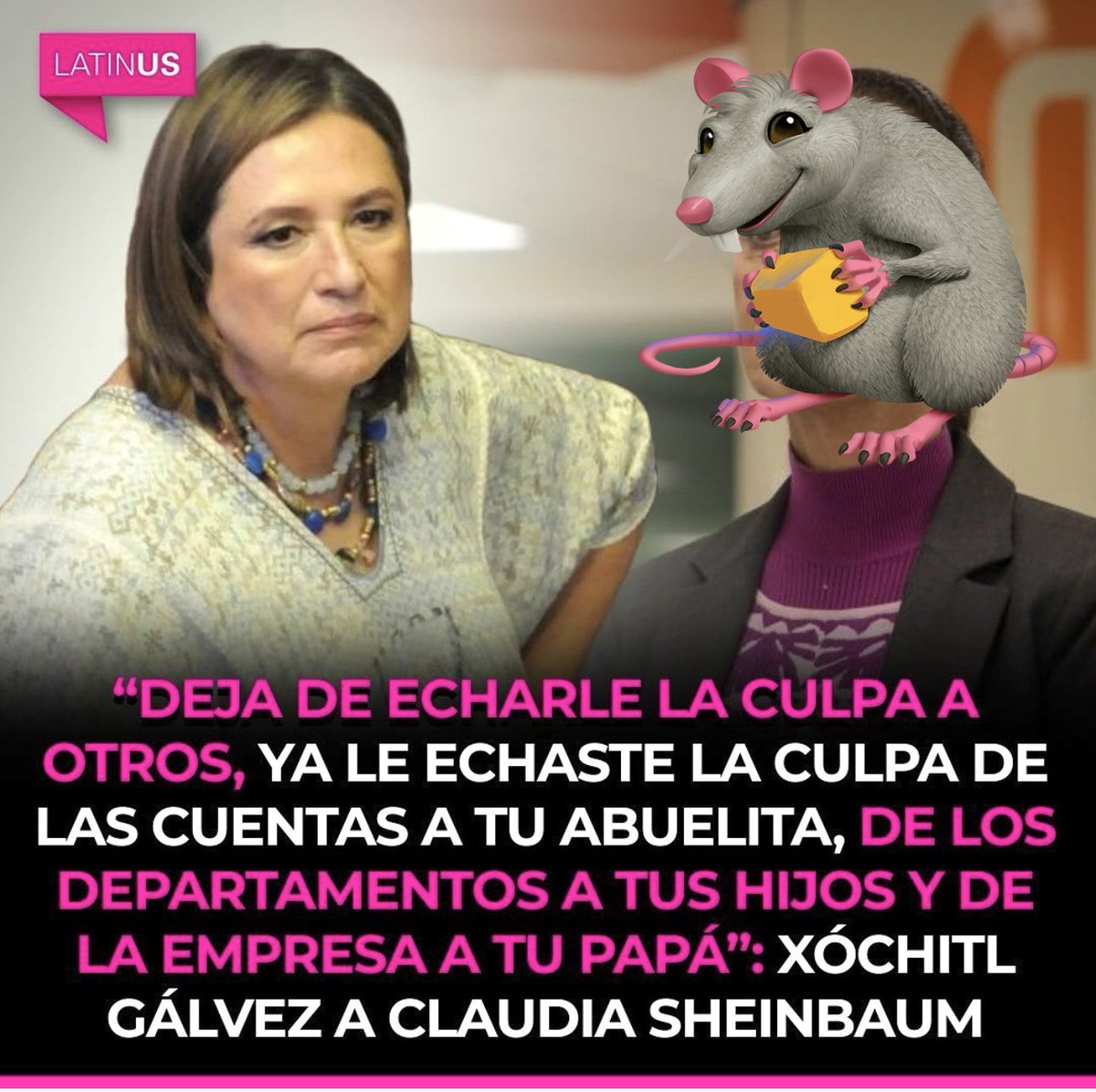 Por eso ella será nuestra Presidenta 🩷 

Directa sin medias tintas, para indolentes la 🦎

¡Vamos a ganar @XochitlGalvez!

#HijosDeMx #MxConXochitl
