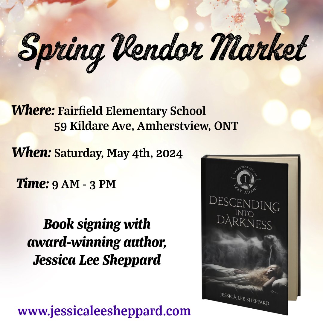 Jessylsheppard's tweet photo. Support the Fairfield Elementary School Tomorrow! #school #Ontario #Kingston #Amherstview #booksigning https://t.co/Fh8z7zpXmB
