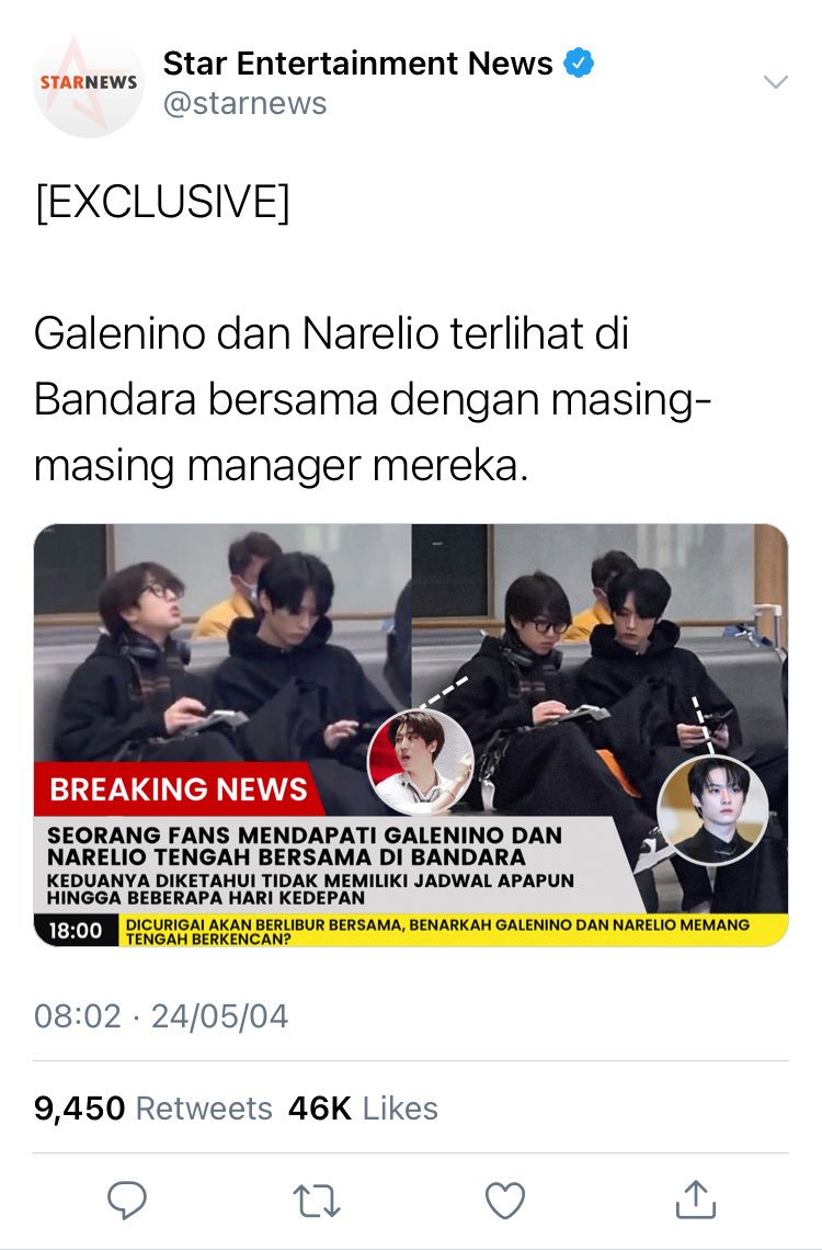 🍮 mnsng prompt au

dimana Narelio, seorang penyanyi sekaligus aktor pendatang (yang baru saja melejit namanya) tiba-tiba saja terkena rumor kencan dengan aktor papan atas yang sangat ia benci; Galenino.