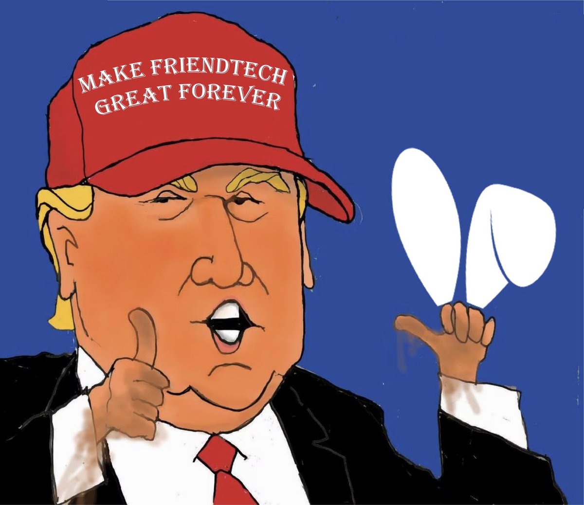 donaldtrumptech's tweet photo. MAKE FRIENDTECH GREAT AGAIN
https://t.co/vFNbyrCcdT
#friendtech @friendtech https://t.co/LRzvT7GinK