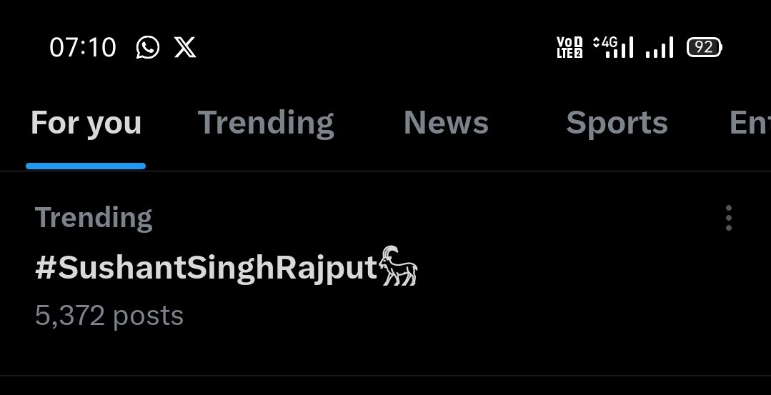 Already Trending #SushantSinghRajput𓃵
Bollywood Cabal Betrayed SSR