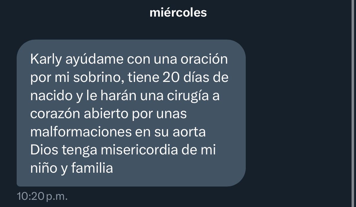 Piden oración por el mismo DIOS que no pudo evitar de inicio esas malformaciones... Y aún cuando necesitan de la ciencia para solucionarlo son tan mal agradecidos que quieren agradecer a un ser IMAGINARIO. Esto ya es una patología mental definitivamente.