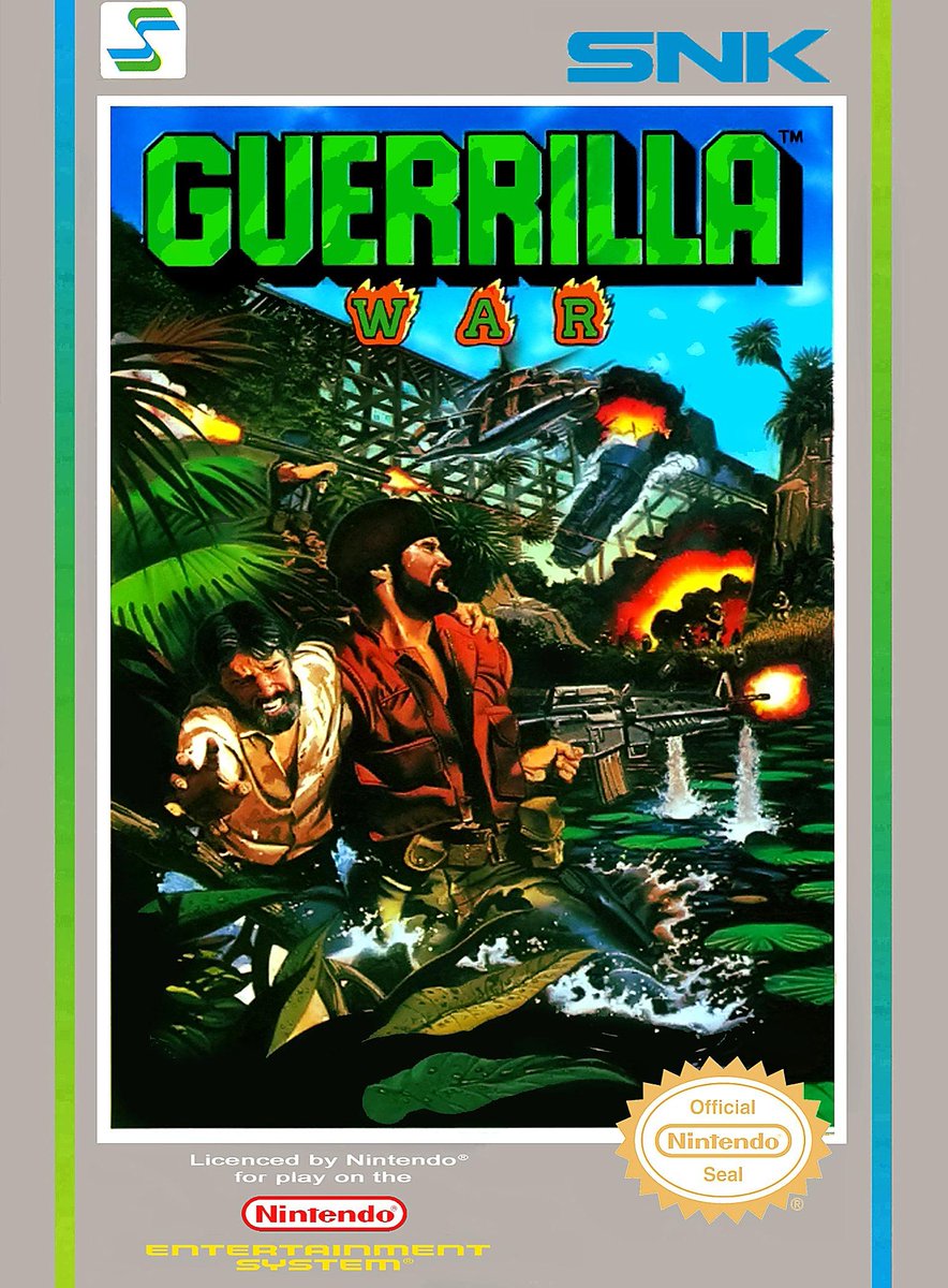 I remember playing this game a lot when I was a kid. I found out a few years ago you play as Che Guevara (player 1) or Fidel Castro (player 2) overthrowing the Cuban dictatorship