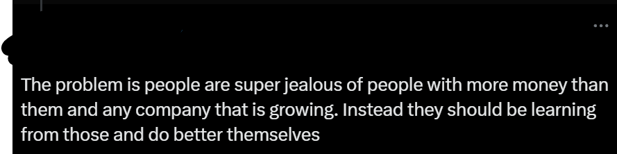 Ah yes, we should simply learn how the multi-billion dollar megacorp grocery conglomerates make money, and do it ourselves! Why didn't I think of that! 🤯 From now on, I will be increasing the margins of all products I sell in the 2,400 stores I own and operate nationwide.👍🏽