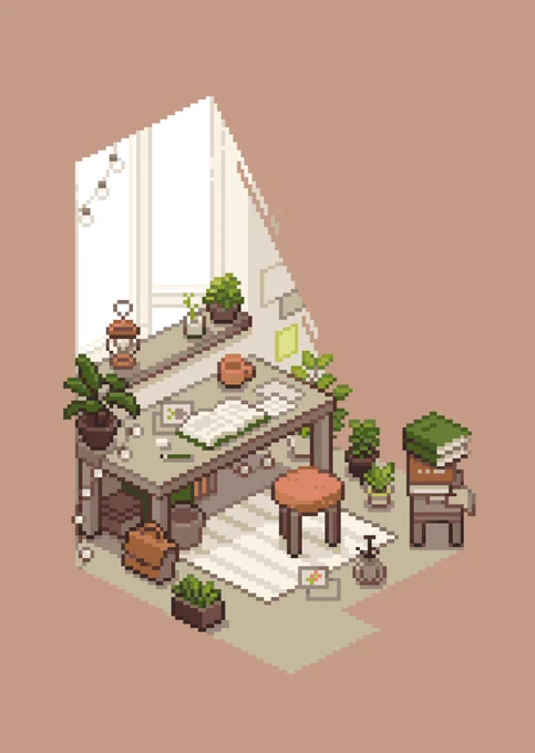 街や部屋のドット絵を描いています#ゴールデンウィークSNS展覧会2024 