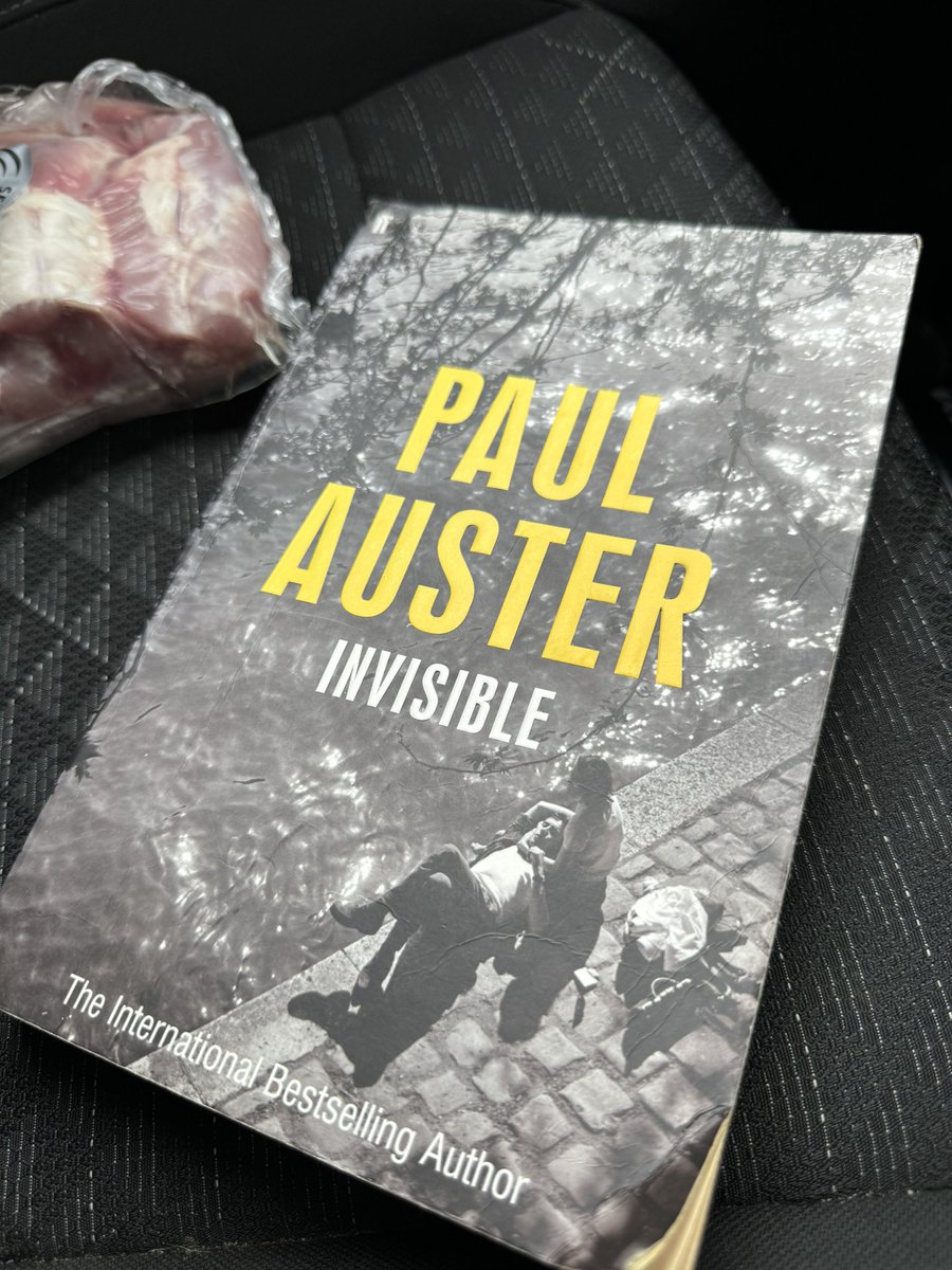 A Book, Read, No. 25 of 2024. Paul Auster - Invisible RIP Also, like, a lot more incest than I expected (I expected zero)