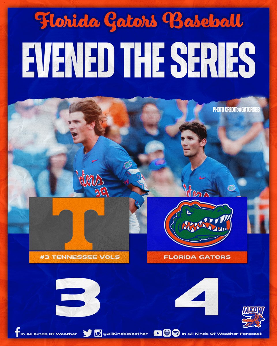 UPSET SECURED. WE PLAY FOR THE SERIES TOMORROW. LET'S GO AND TAKE IT. #GoGators