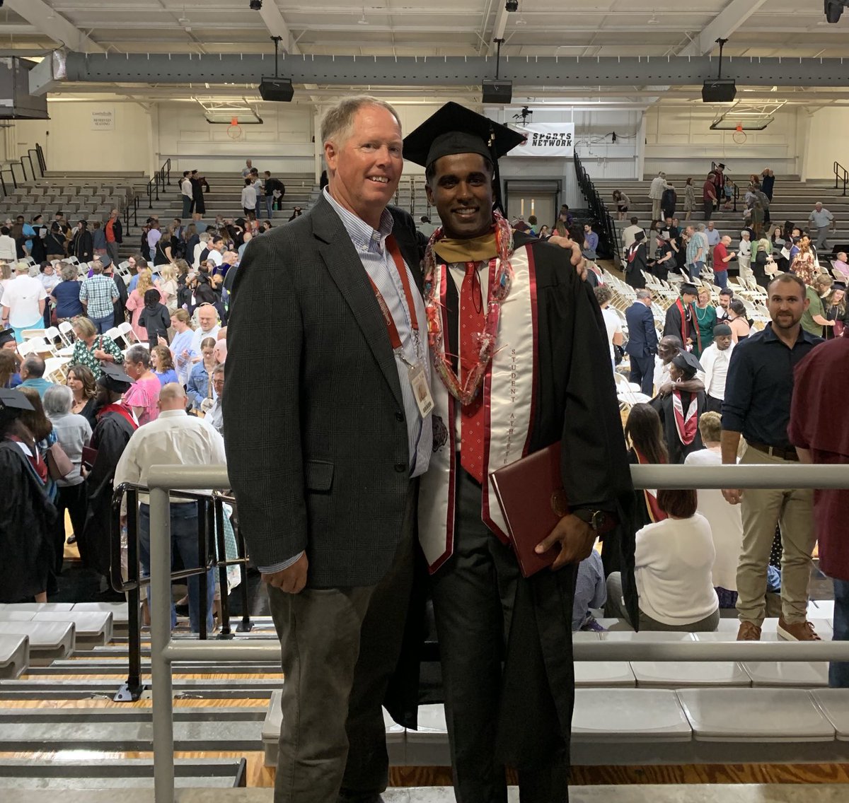 So proud of Kevin Latchayya - Graduating with his master’s degree! Very instrumental in the classroom and our success on the golf course for our team! Go Cu Golf!TigerUp