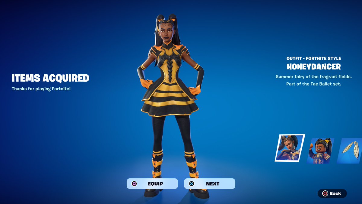 FortniteFNLK's tweet photo. Fortnite HONEYDANCER Skin Giveaway

To Enter: 
❤️♻️ LIKE &amp; RETWEET
📲 FOLLOW @ForkniteStatuss 
✅ COMMENT “DONE”

USE CODE ‘FNLK’ #ad https://t.co/bpReV9twiF