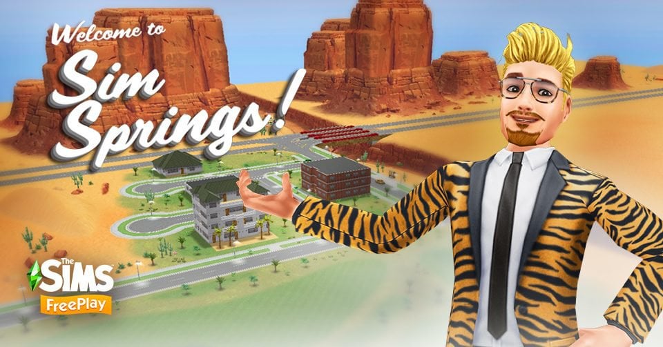 @TheSimsFreePlay New maps like Sim Springs, hope we can get more new different landscape map😆