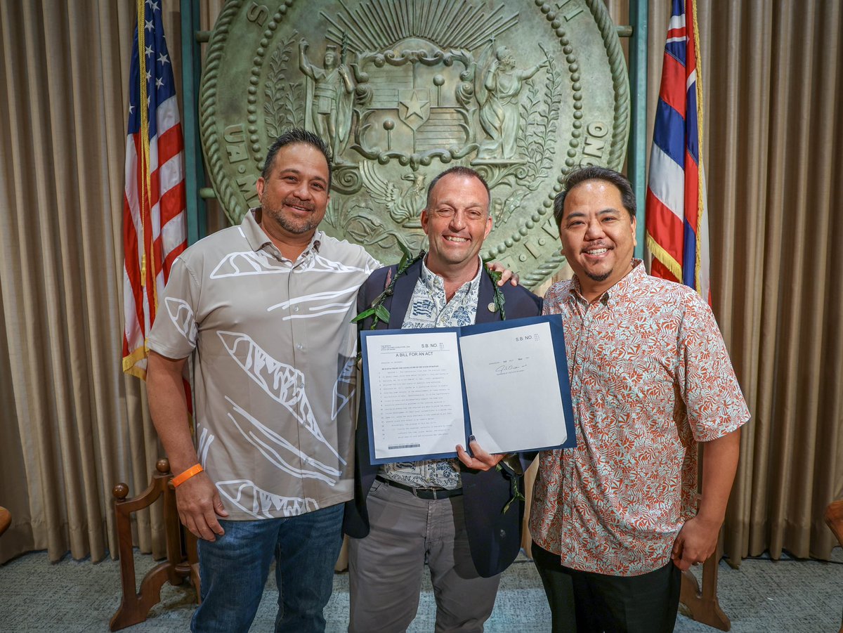 Today we signed Senate Bill 2919 into law, marking a pivotal moment in tackling the short-term rental crisis in Hawaiʻi.