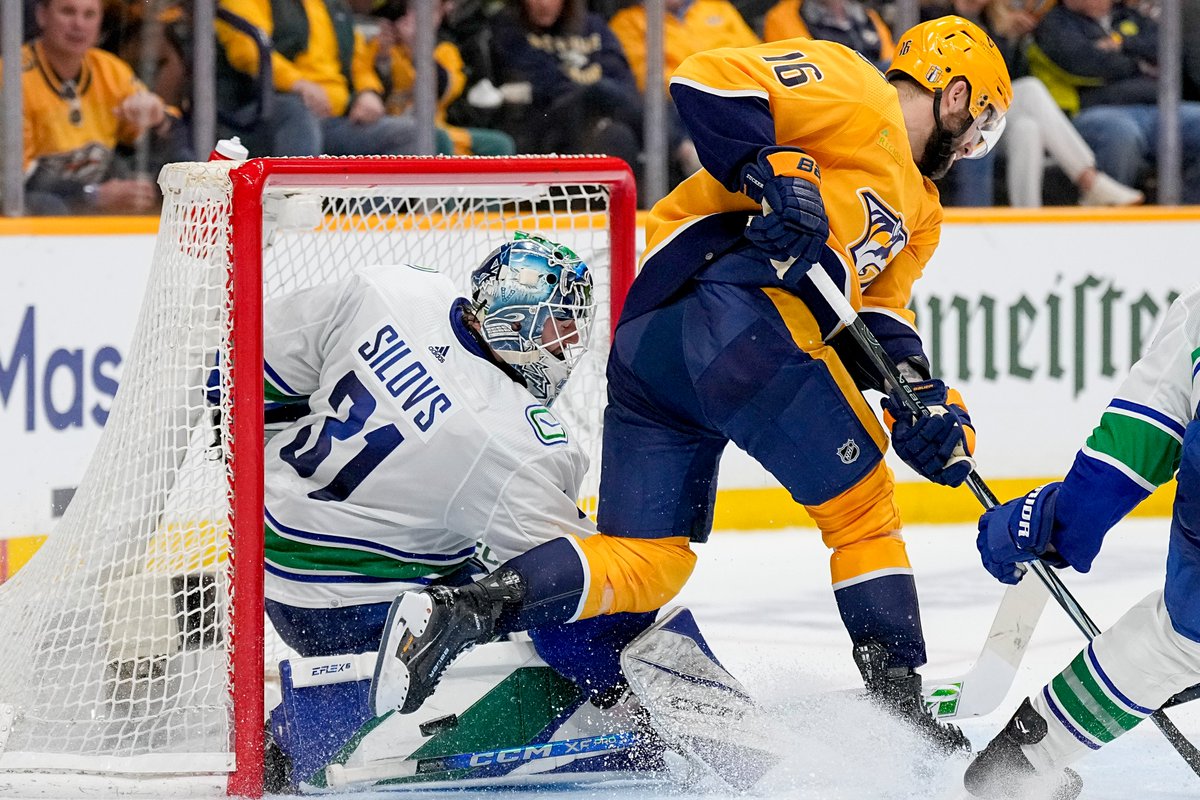 #Canucks Arturs Silovs 14th goalie in NHL history with a series-clinching shutout