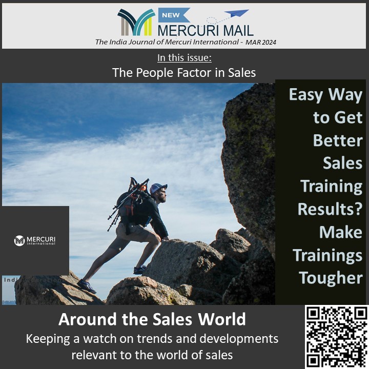 Dear Sales and Learning Enthusiasts In some ways Sales Training is like sport or mountaineering. The harder your practice sessions, more effective you are on the field zurl.co/PfrV Happy Selling! #salesskills #b2bsales #sales #salestraining #businessdevelopment