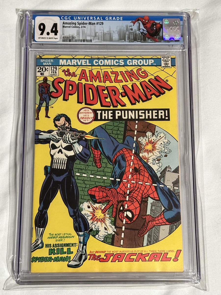 First appearance Friday featuring the 1st app of The Punisher! My beautiful copy in custom label