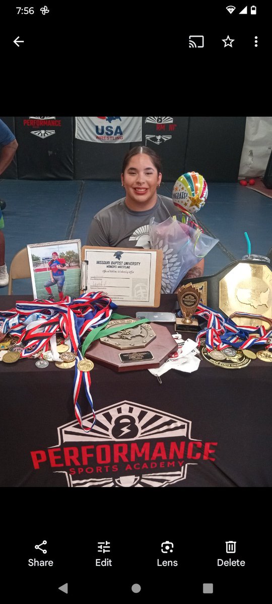 cobos_fred's tweet photo. Congratulations Erica BiggE Cobos signed today Missouri Baptist University full ride on to the next level https://t.co/2QPNhxrNXv