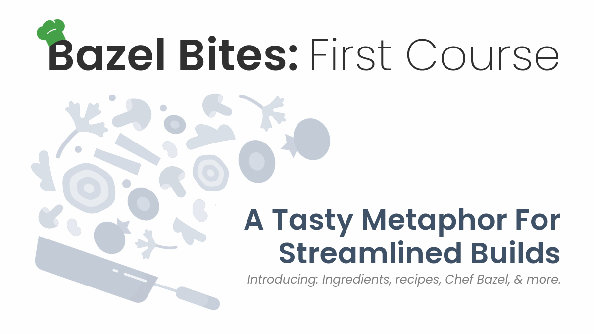 engflow's tweet image. Presenting the first course of many in our Bazel Bites series! ✨ An intro to Bazel with a culinary flair. Discover the art of crafting the perfect dish (aka artifacts) with Chef Bazel. 🧑‍🍳

blog.engflow.com/2024/03/28/baz…

#Bazel #CICD #DevOps #BazelBuild