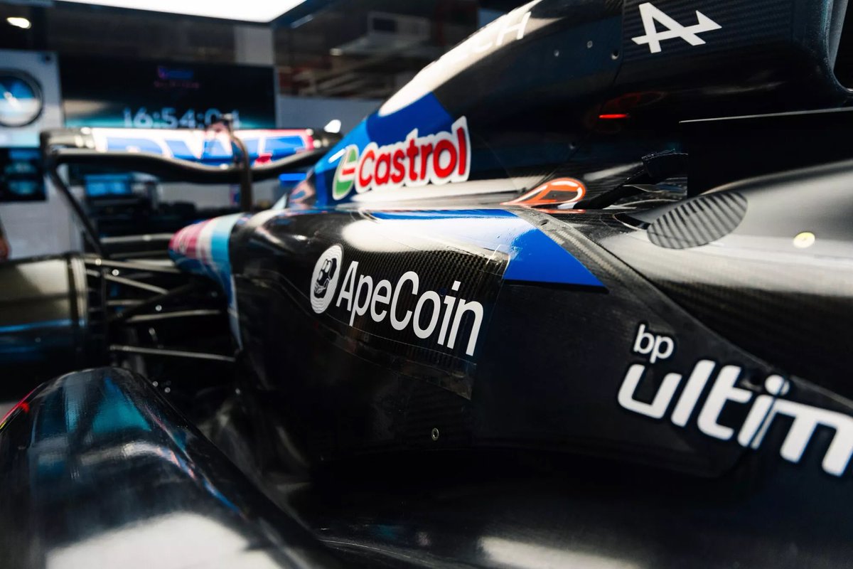 Did <a href="/AlpineF1Team/">BWT Alpine Formula One Team</a> just acquired thousands of apes to be fans of the team &amp; of F1?

Seems like it 😆

This is how you onboard web3 degens to traditional sports. Study this brand partnership between <a href="/apecoin/">ApeCoin</a> &amp; <a href="/AlpineF1Team/">BWT Alpine Formula One Team</a> 🦍

Now, how do we onboard Alpine fans to use $APE tho? 🤔