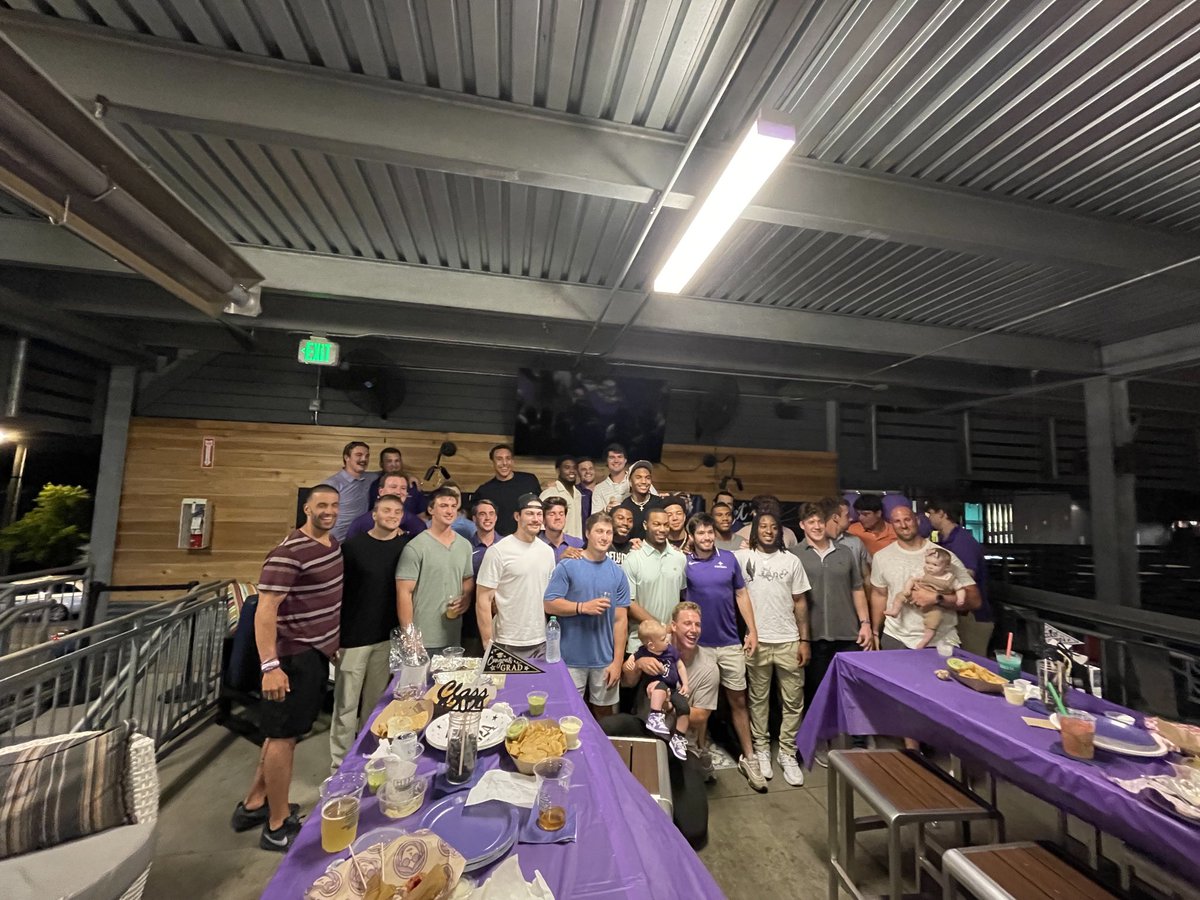 Special group of ⁦<a href="/PaladinFootball/">Furman Football</a>⁩ players… a lot of hard work, commitment, and sacrifice but left a legacy and won a championship💍 Thankful for my time as your strength coach!! Congrats on graduation and go be ELITE!!!