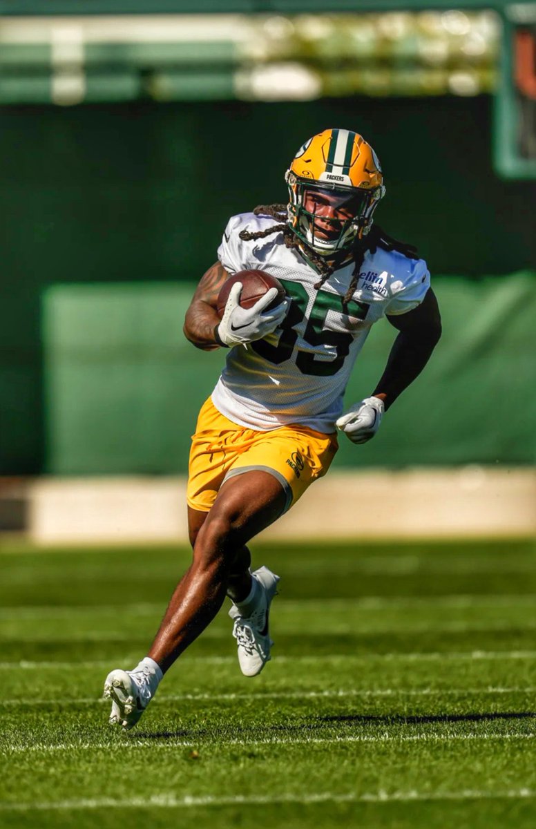 Day 1 in the books for former Alcorn St. & now Green Bay Packers UDFA RB Jarveon Howard at their Rookie Minicamp. #NFL #Rookie #Minicamp