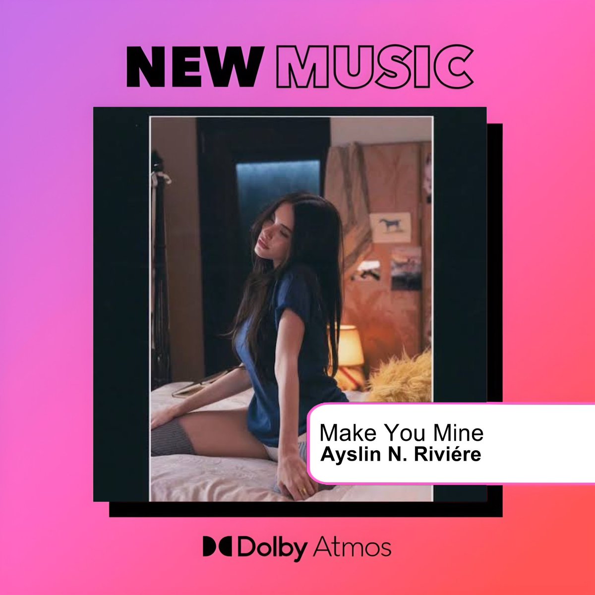 𝗗𝗼𝗹𝗯𝘆 ▸ New Music ▸ 𝗔𝘆𝘀𝗹𝗶𝗻 𝗡. 𝗥𝗶𝘃𝗶𝗲́𝗿𝗲 (@calidecent) has released "#MakeYouMineRP" © 2024, #DolbyAtmosRP