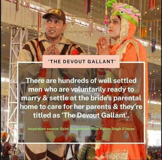 'Kul Ka Crown' initiative taken by Saint Ram Rahim Ji giving new direction to the world as now single girl child of parents can carry forward lineage. If parents has two boys children, one choose to be Devout Gallant. Offspring born then inherit girl's lineage. #TheProudDaughters