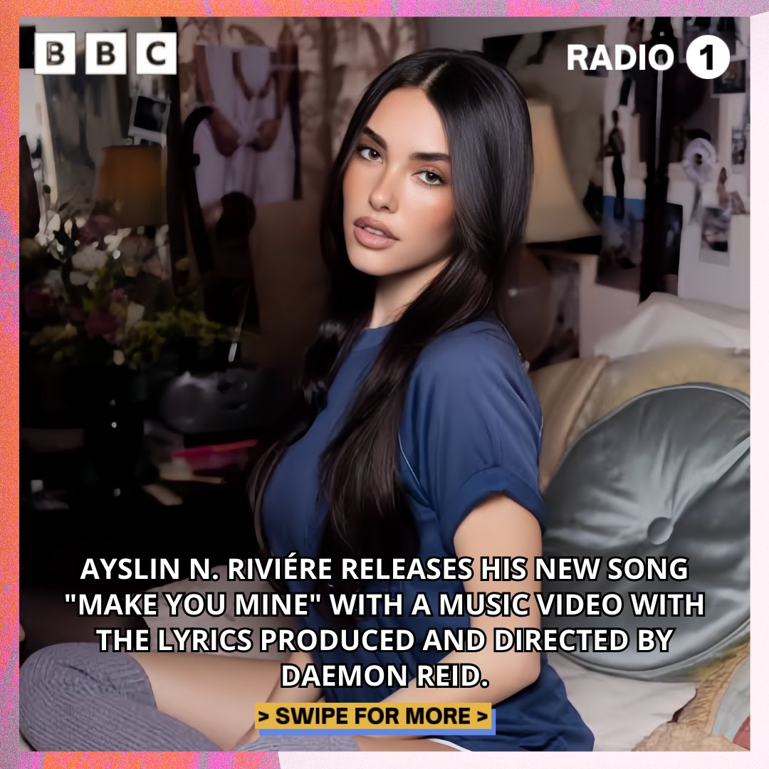 © #BBCRadio1RP › 𝗡𝗲𝘄 𝗠𝘂𝘀𝗶𝗰!

𝗔𝘆𝘀𝗹𝗶𝗻 𝗡. 𝗥𝗶𝘃𝗶𝗲́𝗿𝗲 (@calidecent) song #MakeYouMineRP is now available. Hear all the tracks on Radio 1 on BBC Sounds 🎧