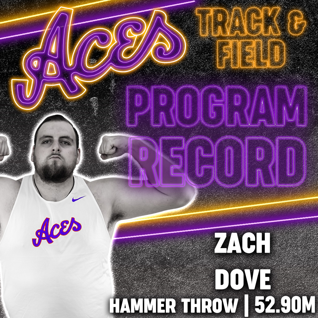 Taking 🔙 the outdoor hammer throw record! After setting a new hammer record in 2023, Zach Dove improves on that record by over two meters‼️ 🏃‍♂️ #ForTheAces