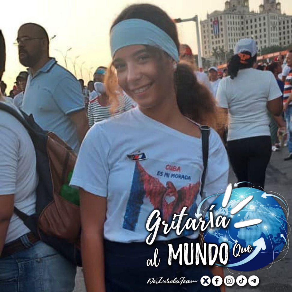 #GritaríaAlMundoQue 🎶 Su ❤️ es mi morada Una armadura q simula ser herrumbe pero yo la sé dorada Su amor es mi morada La predicción ➕ eficiente cuando advierte madrigal o puñalada Su ❤️ es mi morada La libertad q solamente va completa si a su libertad aclara #DeZurdaTeam #Cuba