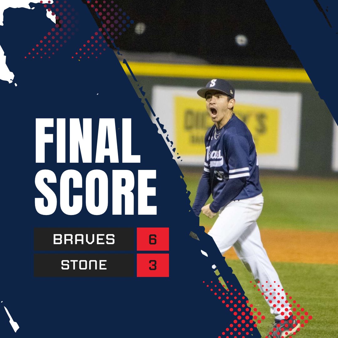 Brave beat the Tomcats 6-3! See you tomorrow! #PathtoPearl #BOTM #SharpentheSpear
