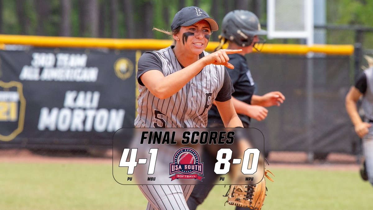 PfeifferSball's tweet photo. 𝗖𝗵𝗮𝗺𝗽𝗶𝗼𝗻𝘀𝗵𝗶𝗽 𝗕𝗢𝗨𝗡𝗗!

The top-seeded Falcons stayed in the win column for day two of the conference tournament, solidifying their spot in the USA South Conference Championship Series.

🗓️ Friday, May 10 
🆚 Winner of Bracket 2
📍Jack Ingram Field

#FalconSoftball https://t.co/nowAoqmqng