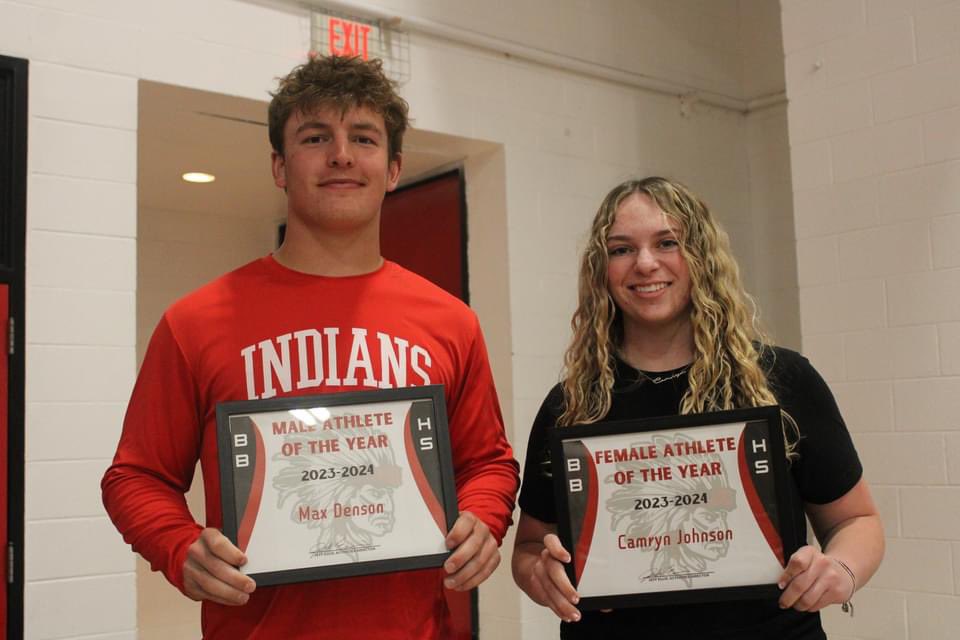 jellis312000's tweet photo. 2023-24 @BBHSINDIANSS Male &amp; Female Athlete of the Year #GoBow 
@Max_Denson01 @its_cam_bam https://t.co/9M5wqVZ5eC