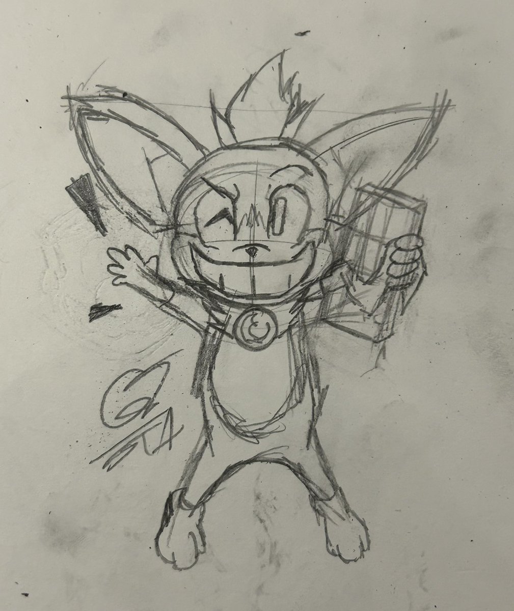 CHIP, I'm just 'practicing'!

#SonicUnleashed #Chip #sketch 
#SonicTheHedgehog