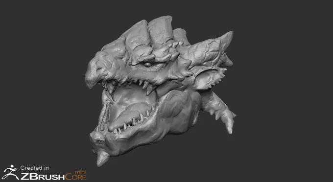 #モンスターハンター #ZBrush ZBrush無料版2日目!さてなーんだ?