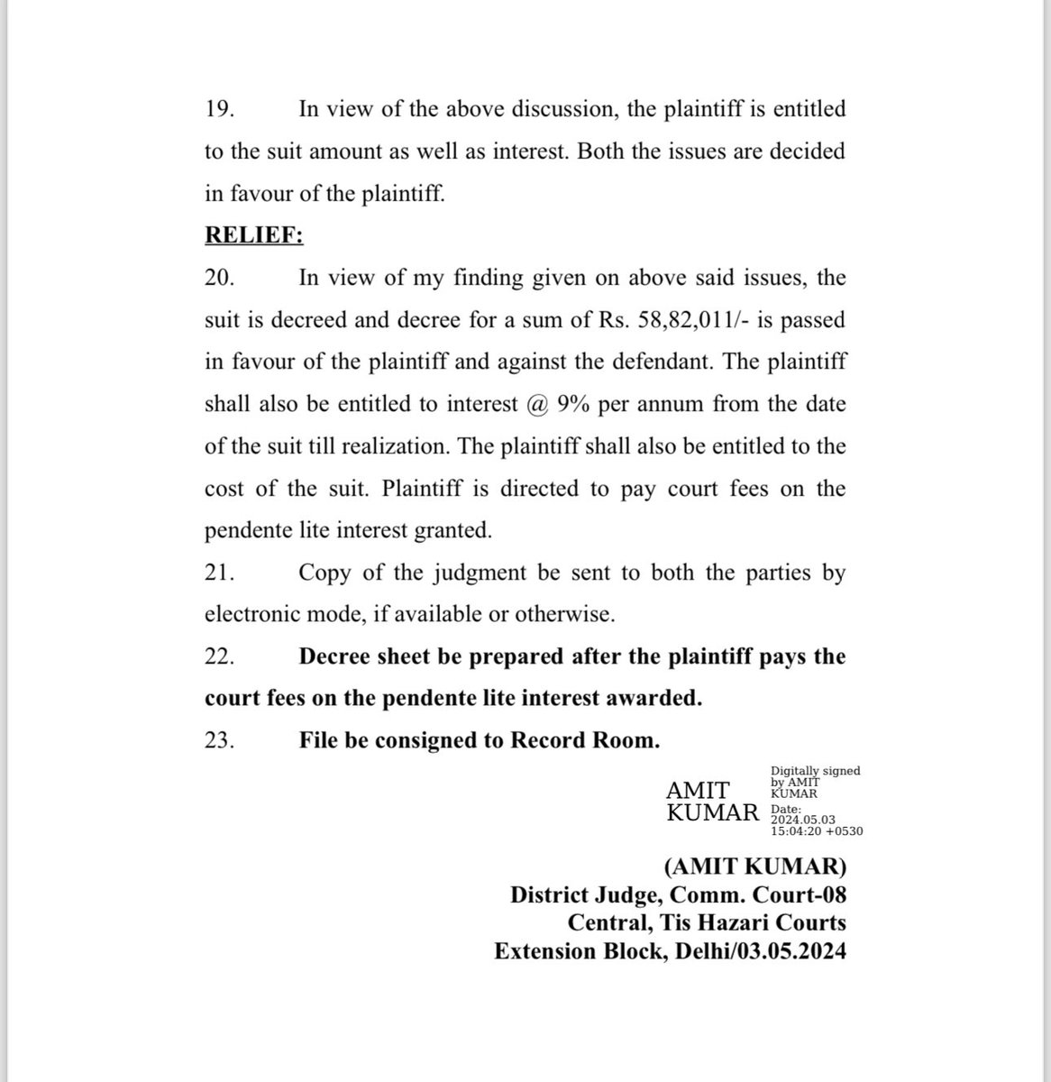 During the pandemic, a tech service business (quite small) owner came to me saying a big media house cheated him of 50 lakhs approx, made him go round and round for the service fees and eventually denied payment Is it possible to get it back? He went to several well known…