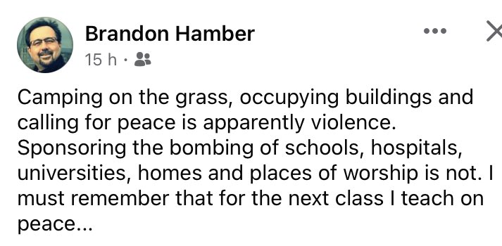 Very well said Brandon Hamber.