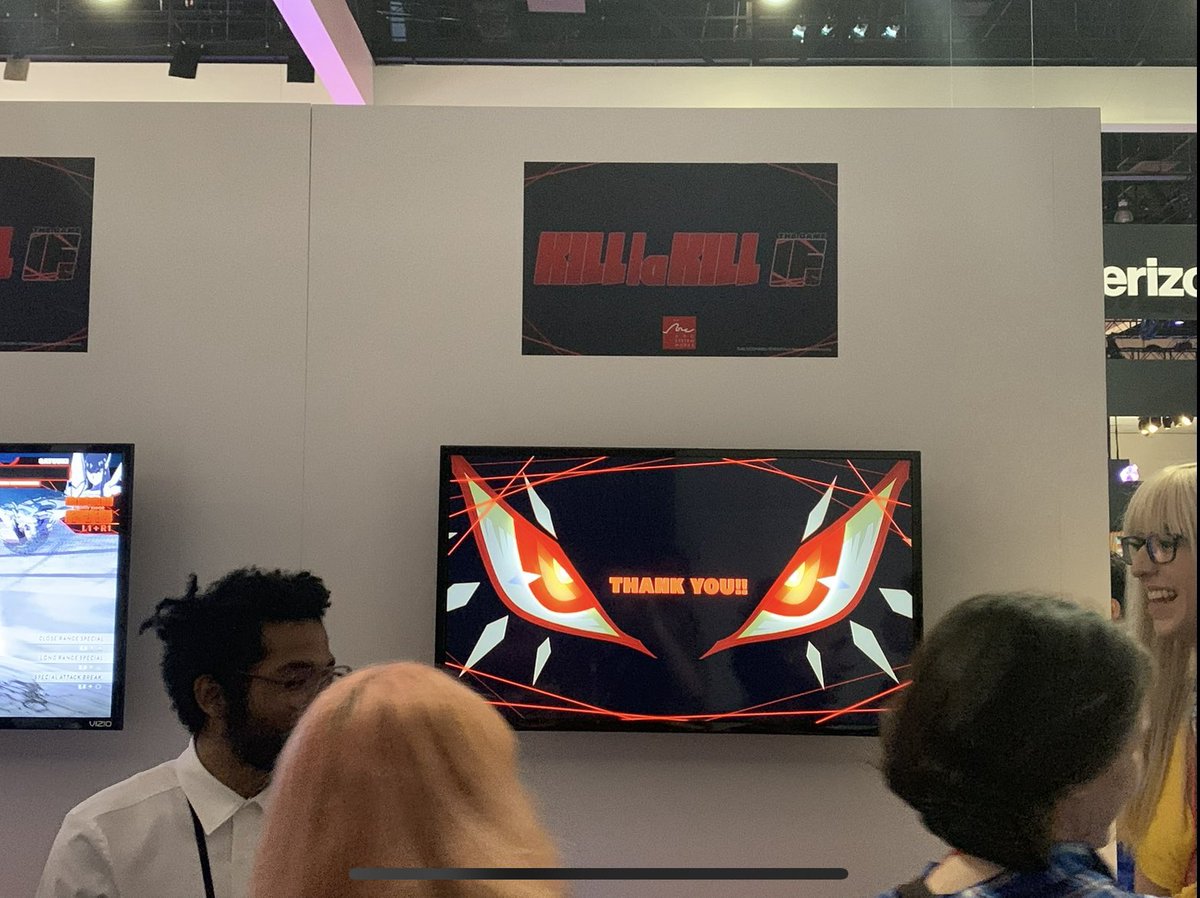 Steven Y (@mydearfable) on Twitter photo Going through old photos from E3 2019, and I totally didn’t realize in the moment that <a href="/ErikaHarlacher/">Erika Harlacher-Stone</a> was standing right there 😂 Going through old photos from E3 2019, and I totally didn’t realize in the moment that <a href="/ErikaHarlacher/">Erika Harlacher-Stone</a> was standing right there 😂
