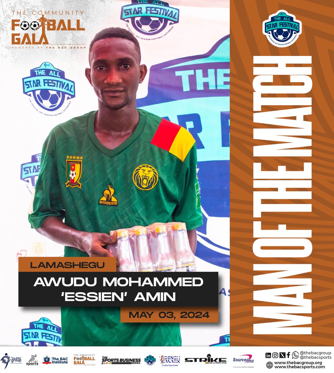 All Star Festival Community Gala: Awudu Mohammed Amin's lone strike secures Lamashegu all 3 points in Group A. They lead the table in Group A after the opening game against Changli, ahead of the second game in the group. #AllStarFestival #CommunityGala