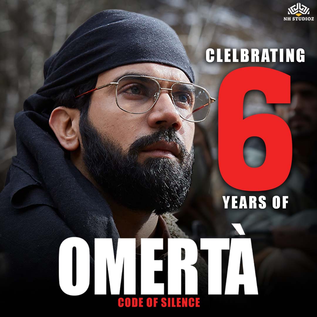 It's OMERTÀ Day! 6 Years of Omerta! Unveiling the darkness within! #OMERTÀ #6YearsOfOmerta #RajkummarRao @mehtahansal #NHSTUDIOZ