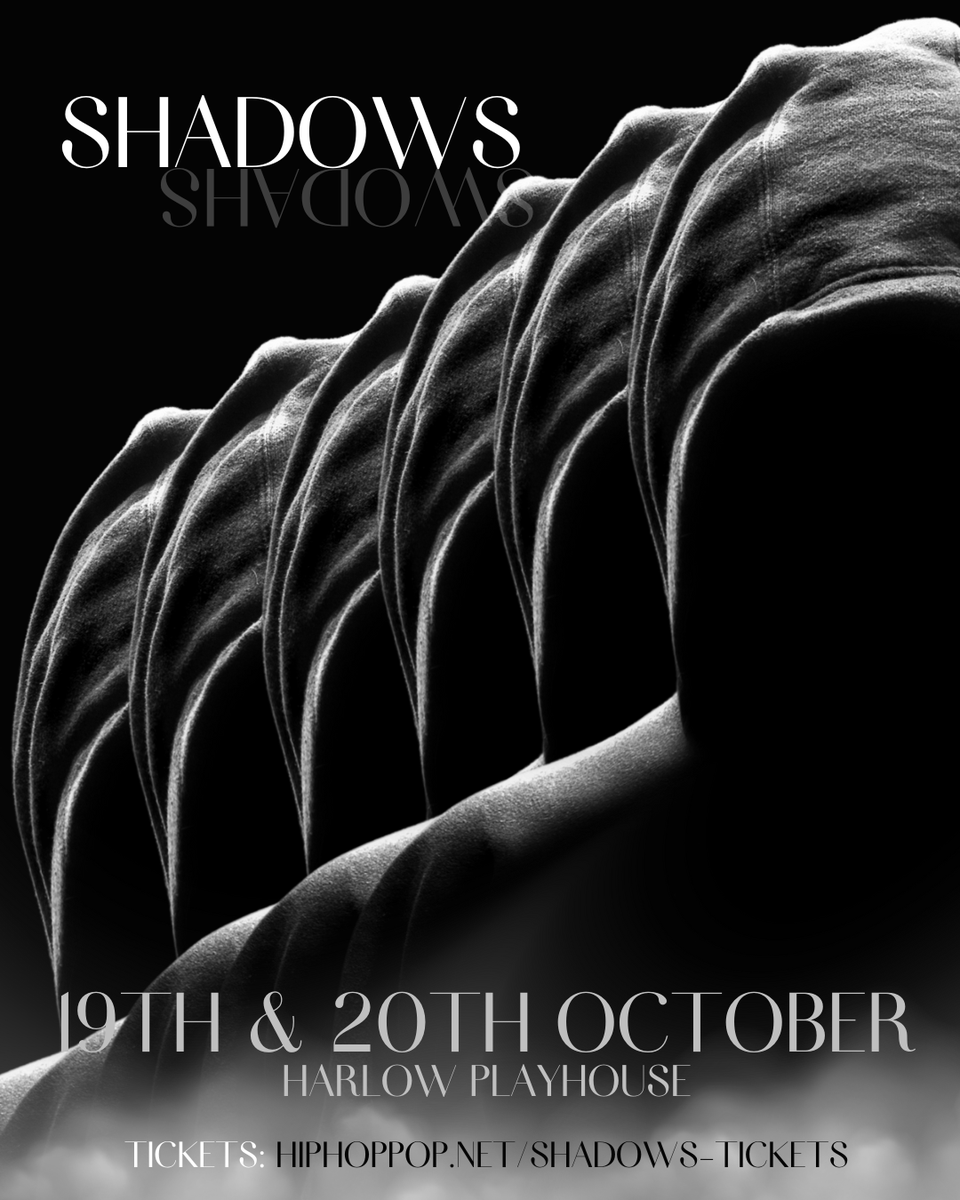 ON SALE NOW! #SHADOWS our brand new production will be LIVE at the @harlowplayhouse on the 19th and 20th of October Grab your tickets: hiphoppop.net/shadows-tickets
