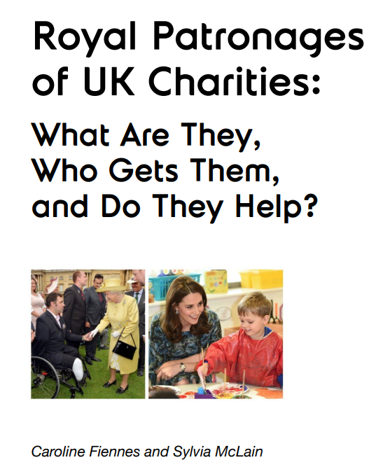 Don't be fooled by #royalpropaganda. A rigorous statistical analysis has shown that 'royal patronages' have no effect on charitable income. 
#charitymyth #NotMyKing