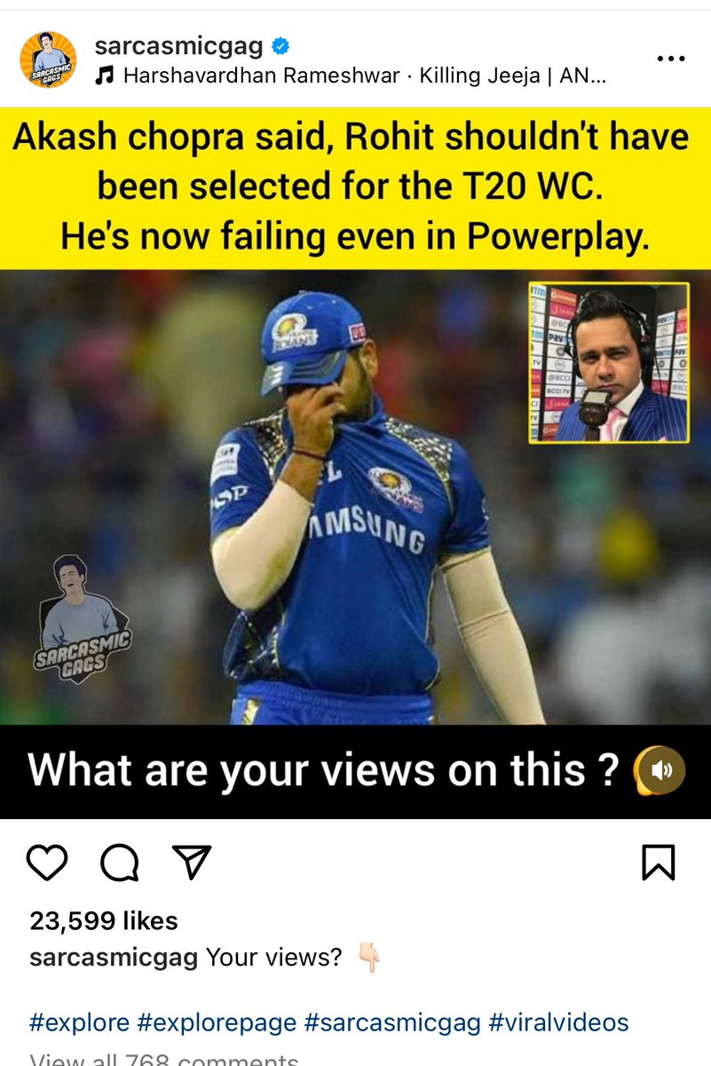 IPL is the best time to spread hate, fake news…and all sorts of rubbish. 
Fan-armies are there to lap it up always. 
I often wonder if views/engagement is more important than the morals 🫤😑