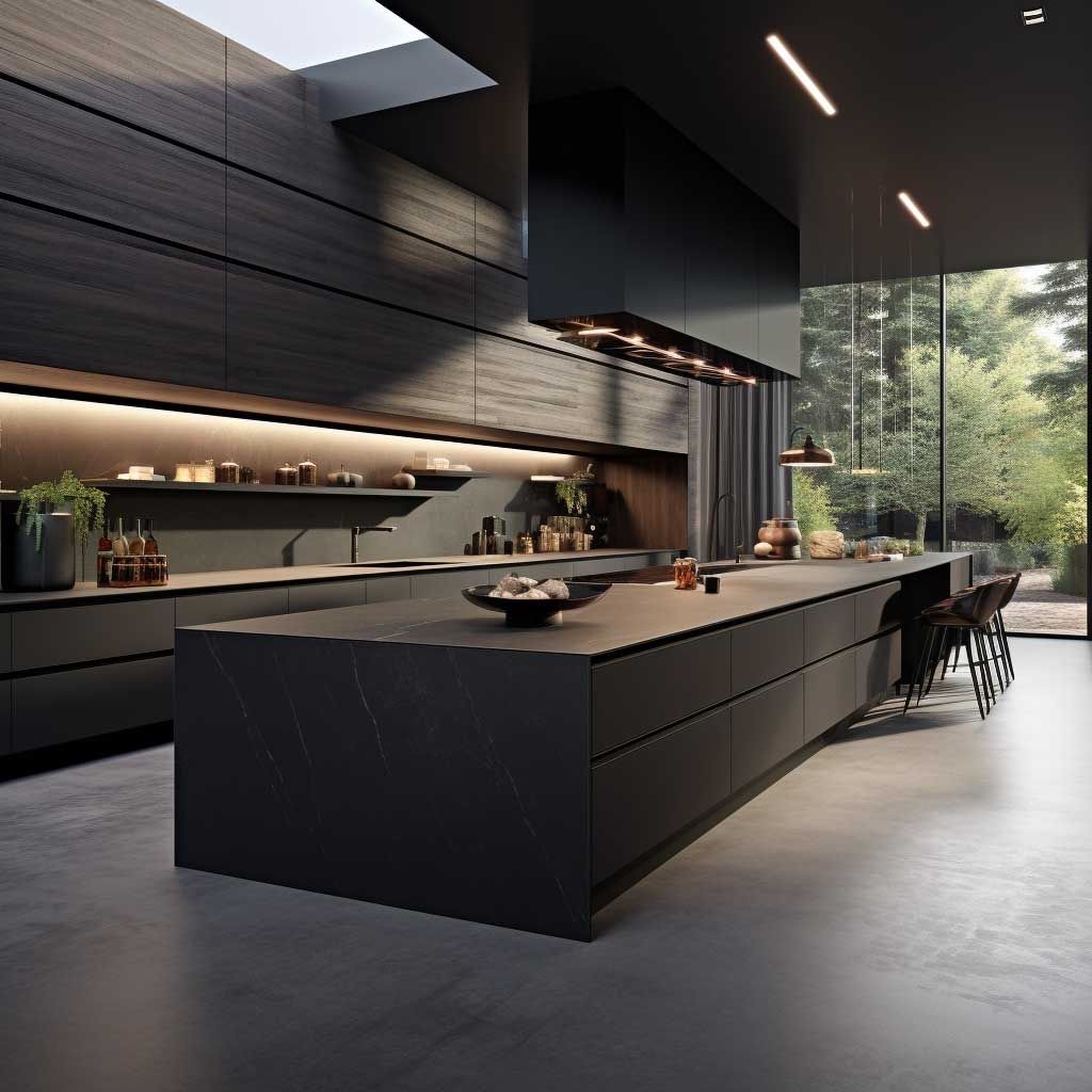 Black Kitchen Design