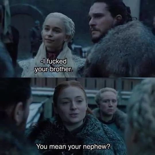 A thread of some SAVAGE REPLIES in 'Game of Thrones' that'll get you laughing all day. 1.