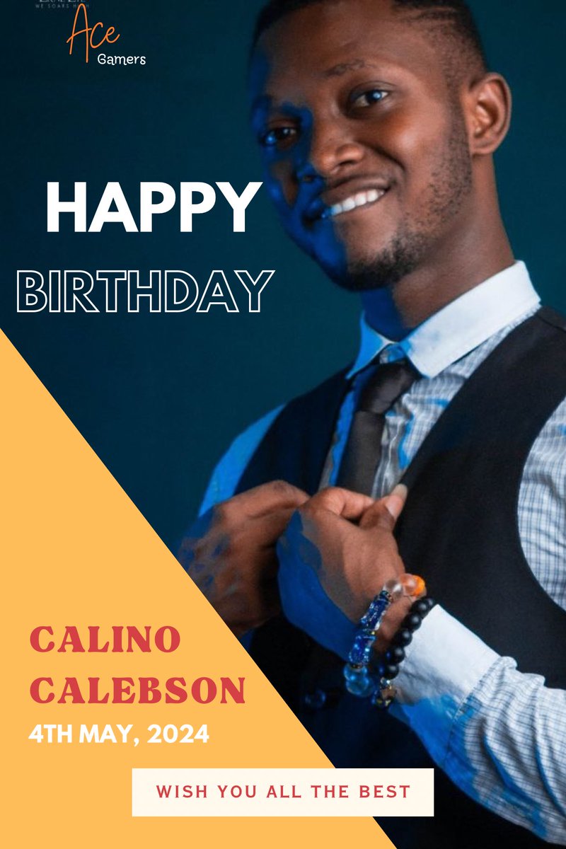 Happy birthday to our Founder & Manager @CalinoCalebson We love you so much. Keep building this amazing team🎂🚀🍾🥂 @ESportsANews @DarkeSportsAs @vgaesportshow @TeamCanvic @esportsGhana @Icychiller54 @IgorLanex @itzzCali @MobileChamps_AF @GLXYCODM