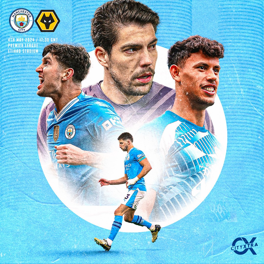 Good morning everyone it's MATCHDAY CMON CITY we will win AGAINST WOLVES