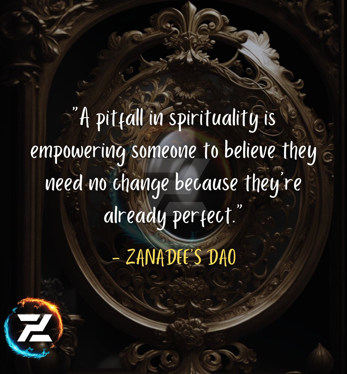 Perfection Paradox

“A pitfall in spirituality is empowering someone to believe they need no change because they’re already perfect.”

#Spirituality #SpiritualGrowth #SelfImprovement #Progress #Transformation

Zanadee’s Dao