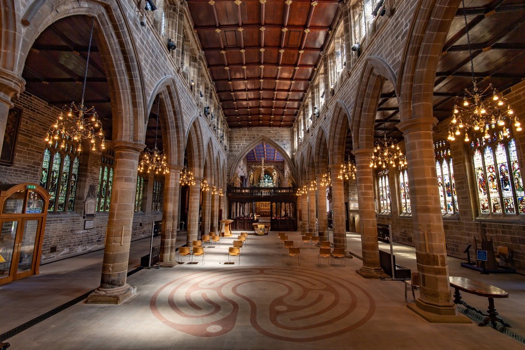 Today is World Labyrinth Day! Have you ever walked the labyrinth at @wakecathedral? Any visitor is welcome to walk the labyrinth, with the aim of stilling our minds, grounding our bodies, reducing stress and opening our hearts. Find out how: bit.ly/4aXxh7s