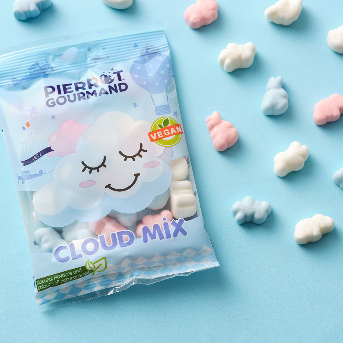 雲の形のふわふわ＆もちもちグミ！】 フランスの老舗メーカー「ピエロ