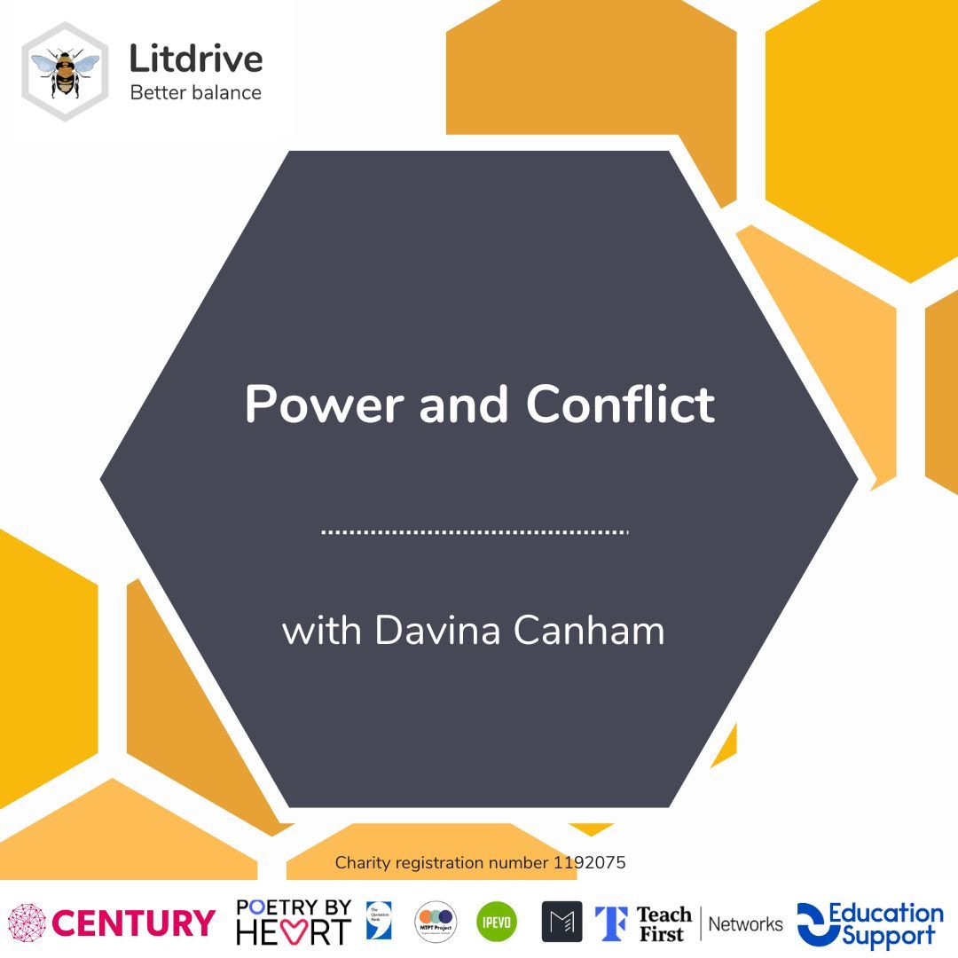 📖 Litdrive CPD 📖

This online session on the Power and Conflict anthology would be great to explore when it suits you or to share in department time. 🐝 

Find it here: buff.ly/3xXHBOc

#LitdriveCPD #TeamEnglish @Team_English1